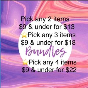 Add anything you like to a bundle and SAVE!